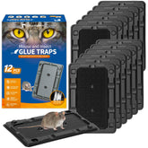 LULUCATCH 12 Pack Mouse Traps front view with peanut butter scent