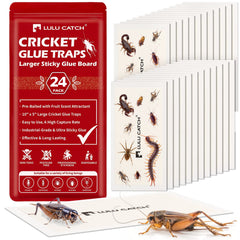 LULUCATCH Cricket Insect Glue Trap front view with attractive design