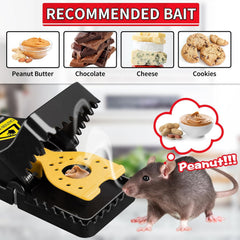 LULUCATCH Mouse Trap with powerful spring mechanism