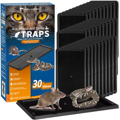 LULUCATCH Mouse Traps pack with 30 large glue traps