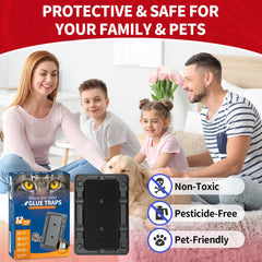 LULUCATCH Mouse Traps package and contents