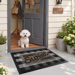 LUMI 24x36 doormat demonstrating dirt trapping fibres
