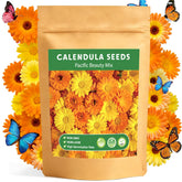 LUOJIBIE Calendula Seeds mix package front view with vibrant colours