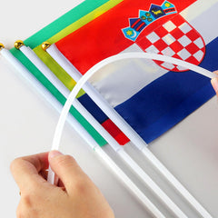 LUSEOAN flags featuring vibrant colours for outdoor events