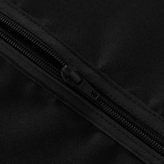 LUSHVIDA black tablecloth draped over outdoor table