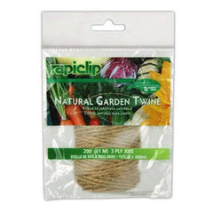 Luster Leaf Rapiclip Garden Twine 200 foot roll in natural jute