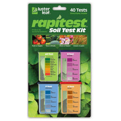 Luster Leaf Soil Test Kit front view with 40 test capsules