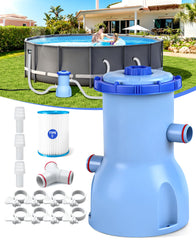 LuxBlue pool filter pump front view