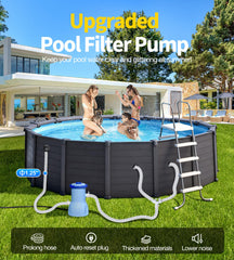 LuxBlue pool filter pump side view