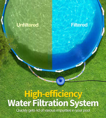 LuxBlue pool filter pump with filter cartridge