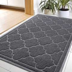 LuxStep Door Mat 24x36 inch grey front view