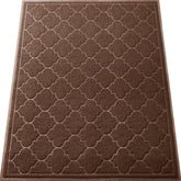 LuxStep Door Mat front view in coffee color
