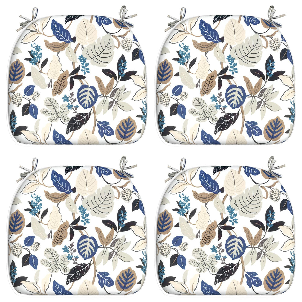 LVTXIII Outdoor Chair Cushions set of 4 in Breeze Leaves Beige
