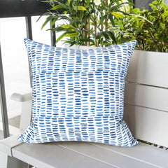 LVTXIII Outdoor Pillow Covers 20x20 inch Tropical Leaf Green side view