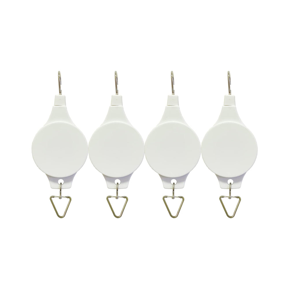 Lythor pack plant hook pulley 4-pack in white