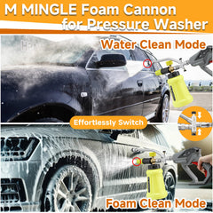 M MINGLE Foam Cannon showing adjustable nozzle