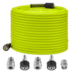 M MINGLE Pressure Washer Hose 50FT green model front view