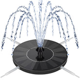 Mademax Solar Bird Bath Fountain Pump with 8 nozzles