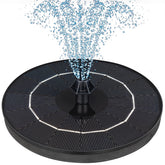 Mademax Solar Fountain Pump front view with solar panel