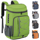 Maelstrom 35 Can Insulated Cooler Backpack front view, green