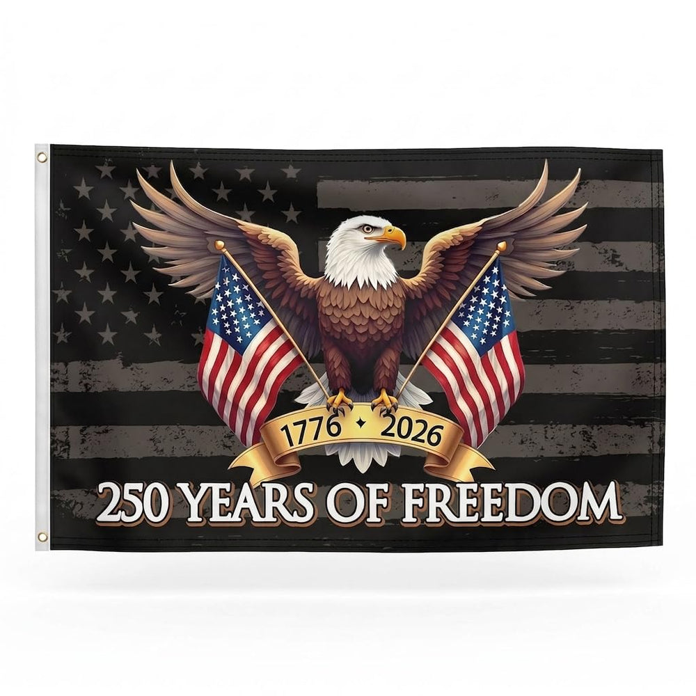 MAGJIUKE 250 Years of Freedom American Flag 3x5 Ft with eagle design