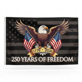 MAGJIUKE 250 Years of Freedom American Flag 3x5 Ft with eagle design