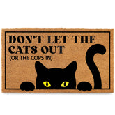 MAINEVENT Funny Door Mat front view with humorous design