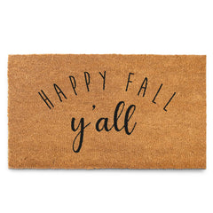 MAINEVENT Happy Fall Y'all Doormat front view
