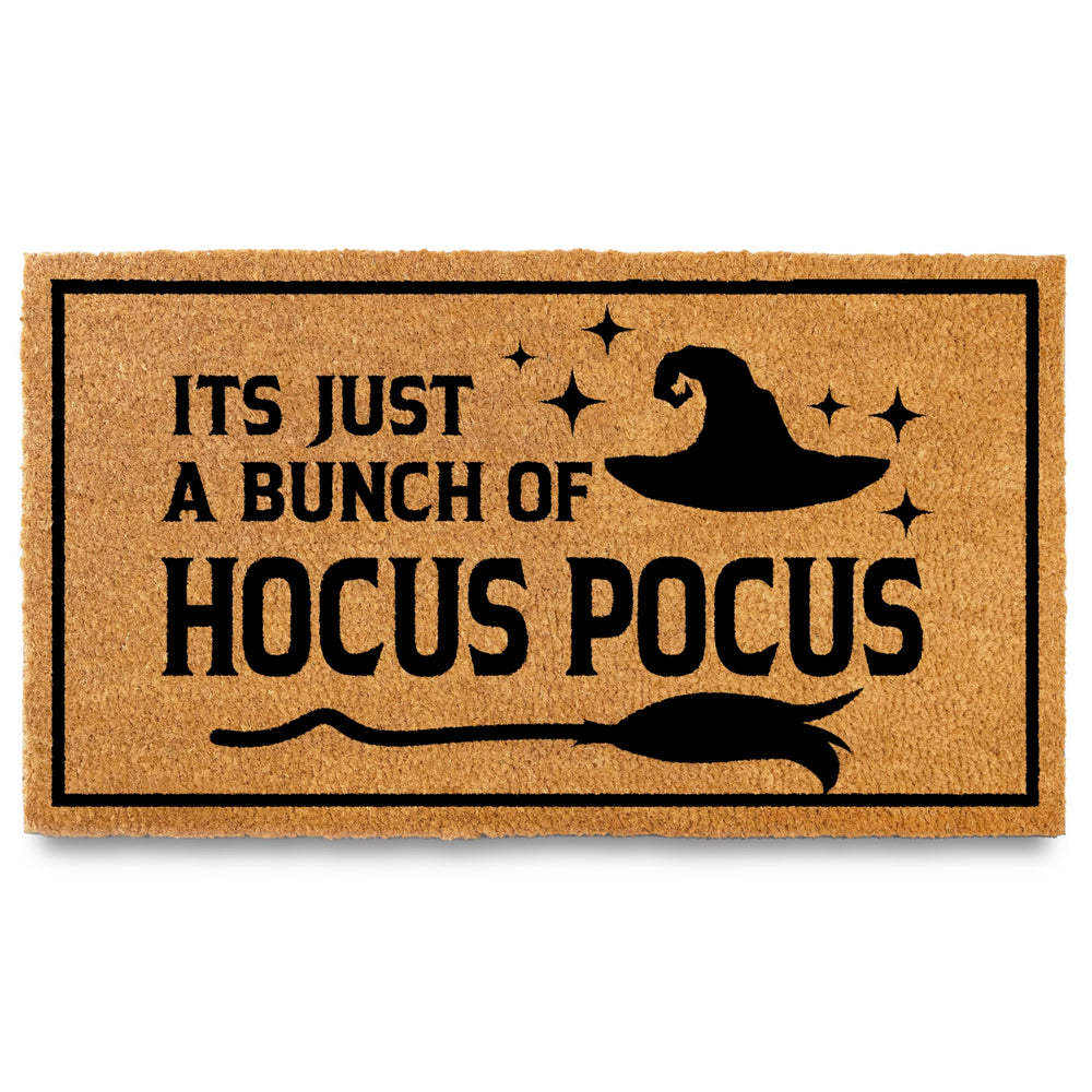 MAINEVENT Hocus Pocus Door Mat front view with Halloween design