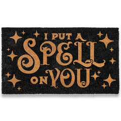MAINEVENT I Put a Spell on You doormat front view, coir material