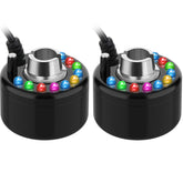 Maitys 2 Pcs Mist Maker Fogger with LED Lights - front view