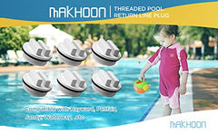 MAKHOON 1.5" winterizing plug showing threaded design