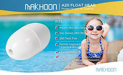MAKHOON A20 Float Head side view, designed for pool cleaners