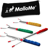 MalloMe 45-inch smores stick with colourful handle