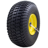 MARASTAR 15x6.00-6 tire and wheel assembly mounted on yellow rim