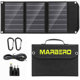 MARBERO 30W Portable Solar Panel front view folded