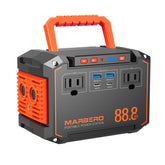 MARBERO Portable Power Station M138 front view light orange