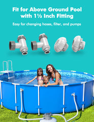MASCARRY pool parts kit including plunger valves and strainer