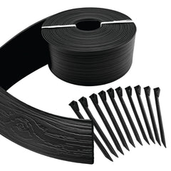 Master Mark Landscape Edging Coil 40 ft x 4 in black front view