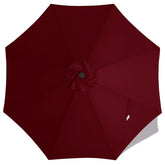 MASTERCANOPY 10 ft Replacement Canopy in Burgundy front view