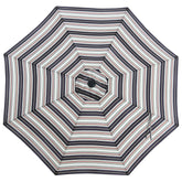 MASTERCANOPY 10ft Replacement Canopy black and red stripes front view