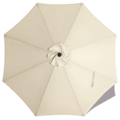 MASTERCANOPY 10ft Replacement Canopy in Creamy White front view