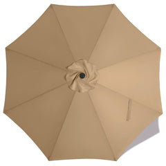 MASTERCANOPY 10ft Replacement Canopy in Khaki, front view