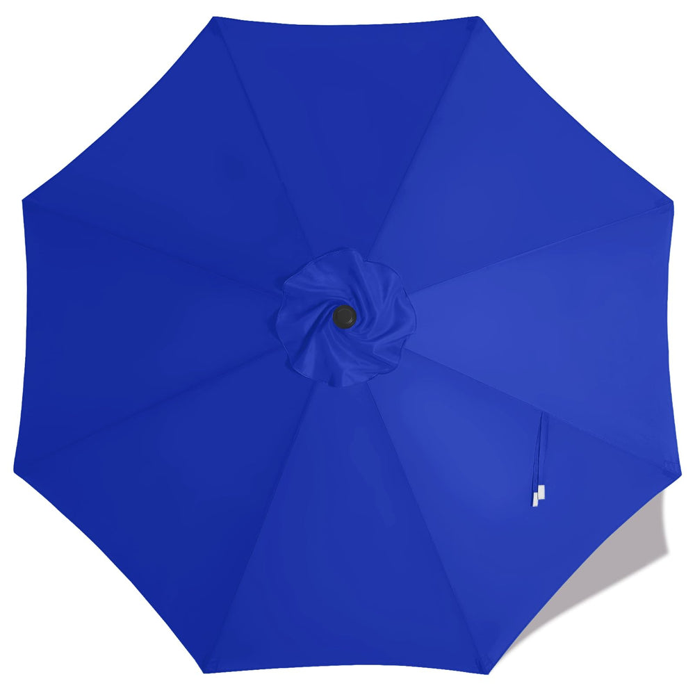 MASTERCANOPY 11 ft replacement canopy in blue, front view
