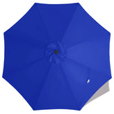 MASTERCANOPY 11 ft replacement canopy in blue, front view