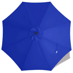 MASTERCANOPY 11 ft replacement canopy in blue, front view