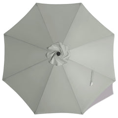 MASTERCANOPY 11 ft replacement canopy in grey front view