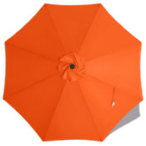 MASTERCANOPY 11 ft Replacement Canopy in orange, front view