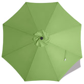MASTERCANOPY 9 ft Replacement Canopy in Grass Green front view