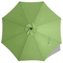MASTERCANOPY 9 ft Replacement Canopy in Grass Green front view